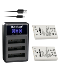 Kastar 2 Pack EN-EL5 Battery and Triple Charger Compatible with Nikon Coolpix P100, Coolpix P500, Coolpix P510, Coolpix P520, Coolpix P530, Coolpix P5000, Coolpix P5100, Coolpix P6000 Camera