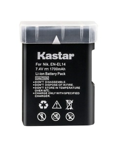 Kastar 1-Pack EN-EL14 Battery Replacement for Nikon Coolpix P7000 Camera, Coolpix P7100 Camera, Coolpix P7700 Camera, Coolpix P7800 Camera, D3100 DSLR Camera, D3200 DSLR Camera, D3300 DSLR Camera