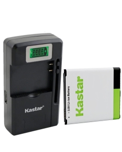 Kastar Galaxy S4 Battery (with NFC) and Intelligent Mini Travel Charger Replacement for Galaxy S4, S IV, I9505, M919, I545, I337, L720, EB-B600BUB, EB-B600BUBESTA