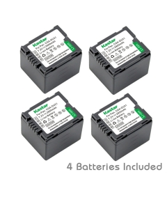 Kastar CGA-DU21 Battery (4-Pack) replace Panasonic CGA-DU06, CGA-DU07, CGA-DU14, CGA-DU21, VW-VBD070 VBD140 VBD210 work with Panasonic NV-GS330, GS400, GS408, GS500, GS508, MX500, PV-GS90, GS120, GS150, GS180, GS320, GS400, GS500, SDR-H48, H68, H200, H250