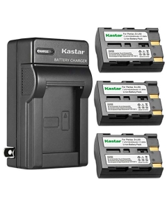Kastar 3-Pack SLB-1674 Battery and AC Wall Charger Replacement for Samsung SLB-1674 SLB1674 Battery, Samsung GX-10, GX10, GX-20, GX20 Digital Camera