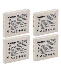 Kastar 4-Pack Battery Replacement for Fujifilm FinePix F460 Zoom, FinePix F470, FinePix F470 Zoom, FinePix F480, FinePix F480 Zoom, FinePix F610, FinePix F610 Zoom, FinePix F650, FinePix F650 Zoom