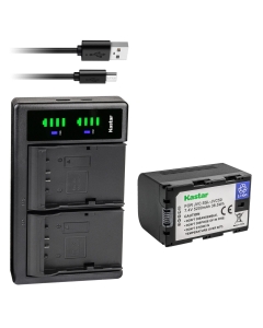 Kastar 1-Pack Battery and LTD2 USB Charger Replacement for JVC SSL-JVC50, SSLJVC50, JVC50, SSL-JVC70, SSLJVC70, JVC70, SSL-JVC75, SSLJVC75, JVC75, BN-S8I50, BNS8I50 Battery