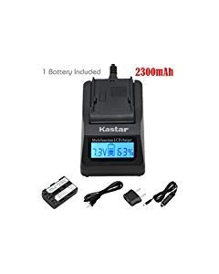 Kastar Ultra Fast Charger Kit and Battery (1-Pack) for Sony NP-FM50 NP-FM55H work with Sony CCD-TR108 TR208 TR408 TR748 TRV106 TRV107 TRV108 TRV116 TRV118 TRV126 TRV128 TRV138 TRV208 TRV218 TRV228 TRV238 TRV308 TRV318 TRV328 TRV338 TRV408 TRV418 TRV428 TR