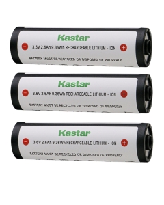 Kastar 4-Pack 3.7V 2.6Ah 74175 Flashligth Battery Compatible with Strion Switchblade, Strion LED Flashlight, Strion LED HL Flashlight, Strion HPL Flashlight, Twin-Task USB headlamp