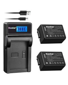 Kastar Battery X2 + LCD USB Charger for Panasonic DMW-BMB9 DMW-BMB9E DMW-BMB9PP & Lumix DMC-FZ40 DMC-FZ45 DMC-FZ47 DMC-FZ48 DMC-FZ60 DMC-FZ62 DMC-FZ70 DMC-FZ72 DMC-FZ100 DMC-FZ150 Leica V-Lux2 V-Lux3