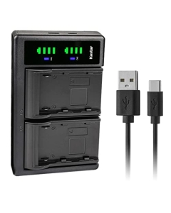 Kastar LTD2 USB Battery Charger Compatible with Huepar 603CG/603CR, 603CG-BT 3D, 603BT-H 3D Bluetooth Connectivity Green Beam, DT03CG Electronic Self Leveling 3D Green Beam Laser Level