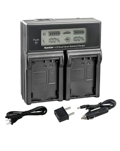Kastar AC LCD Dual Fast Battery Charger Compatible with Nikon Z30 Creator Ready Z Series Camera, Z 30 Mirrorless Camera