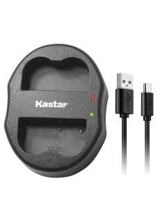 Kastar Dual USB Charger for Nik EN-EL3a, ENEL3A, EN-EL3, ENEL3, MH-18, MH-18a and Nik D50, D70, D70s, D100 Cameras