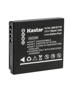Kastar 1-Pack DMW-BCF10 Battery Replacement for Panasonic DMW-BCF10 DMW-BCF10E DMW-BCF10PP, CGA-S009 CGA-S009E CGA-S/106B Battery, Panasonic DE-A59 DE-A59B, DE-A60 Charger