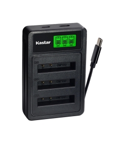 Kastar LZD3 USB Triple Charger Compatible with Sony NP-SP70 SP70 Bloggie MHS-FS2 TS22 Cameras
