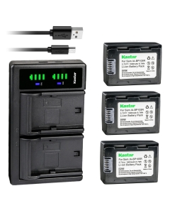 Kastar 3-Pack IA-BP105R Battery and LTD2 USB Charger Replacement for Samsung IA-BP105R IABP105R, IA-BP210R IABP210R, AD43-00201A AD4300201A Battery