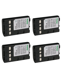 Kastar CGR-V610 Battery 4-Pack Replacement for Panasonic NV-VZ15 NVVZ15 VZ15 NV-VZ17 NVVZ17 VZ17 NV-VZ30 NVVZ30 VZ30 NV-VZ55 NVVZ55 VZ55 NV-VZ57 NVVZ57 VZ57 NV-VZ75 NVVZ75 VZ75 Camera