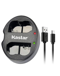 Kastar Oval Dual USB Charger Compatible with Nikon EN-EL15 Nikon EN-EL15a EN-EL15e Battery, Nikon MH-25 MH-25a Charger, Nikon MB-D18 Nikon MB-D16 Nikon MB-D15 Nikon MB-D14 Nikon MB-D12 Nikon MB-D11