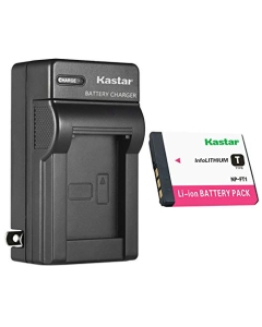 Kastar 1-Pack Battery and AC Wall Charger Replacement for Sony Cyber-Shot DSC-T5/B, Cyber-Shot DSC-T5/N, Cyber-Shot DSC-T5/R, Cyber-Shot DSC-T9, Cyber-Shot DSC-T10, DSC-T10/B, DSC-T10/P Cameras