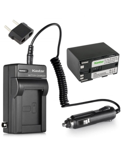 Kastar Battery (1-Pack) + Charger for Canon BP-945, BP-950, BP-970, C2, FV1, FV500, Optura, Ultura, Vistura, DM-XL2, DM-MV20, E65AS, ES-8600, G2000, GL2, MV200i, UC-V300, V75Hi, XH-G1, XL-H1, XM2, XV2