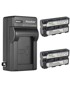 Kastar 2-Pack Battery and AC Wall Charger Replacement for Sony CCD-TRV201 CCD-TRV215 CCD-TRV20 CCD-TRV25 CCD-TRV26 CCD-TRV27 CCD-TRV300 CCD-TRV3000 CCD-TRV315 CCD-TRV35 CCD-TRV36 CCD-TRV37 CCD-TRV4