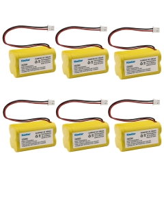 Kastar 6-Pack BL93NC487 Ni-CD Battery 4.8V 1000mAh Replacement for Simkar BL93NC487, at-Lite BL93NC484, BST Battery DAA700MAH4.8V, Cooper Industries 4-TD-800AA-HP 4TD800AAHP, Corun Ni-Cd AA500