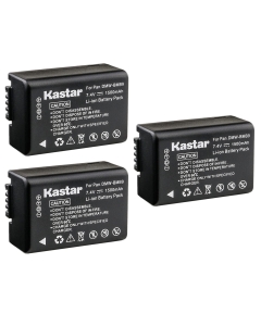 Kastar DMW-BMB9 Battery (3-Pack) for Panasonic DMWBMB9 DMW-BMB9E DMW-BMB9PP DE-A83 and Lumix DMC-FZ40 DMC-FZ45 DMC-FZ47 DMC-FZ48 DMC-FZ60 DMC-FZ62 DMC-FZ70 DMC-FZ72 DMC-FZ100 DMC-FZ150 Cameras