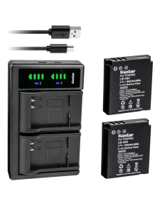 Kastar 4-Pack Battery and LTD2 USB Charger Replacement for Kodak LB-080 NCA-K/102 Spare Battery, PIXPRO SP1, SP1 HD, SP1-YL3 Action, PlaySport Zx5, PIXPRO SP360, SP360 4K, PIXPRO ORBIT360 4K VR Camera