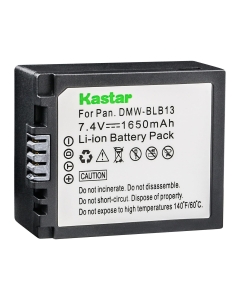 Kastar 1-Pack DMW-BLB13 Battery Replacement for Panasonic Lumix DMC-GH1 DMC-GH1K DMC-GH1R DMC-GH1PP, Lumix DMC-G1 DMC-G1A DMC-G1R DMC-G1WEG DMC-G1WEG-R DMC-G1K DMC-G1K-K DMC-G1KEG-K DMC-G1W Camera