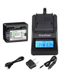Kastar Fast Charger and Decoded Battery 1-Pack for Canon BP-727 BP-718 BP-709 CG-700 VIXIA HF M50 HF M52 HF M500 HF R30 HF R32 HF R40 HF R42 HF R50 HF R52 HF R60 HF R62 HF R300 HF R400 HF R500 HF R600
