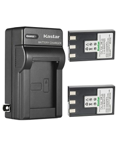 Kastar 2-Pack Battery and AC Wall Charger Replacement for Canon PowerShot S410, S500, IXY Digital 200, 200a, 300, 300a, 320 Cameras