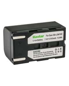 Kastar SB-LSM160 Battery 1-Pack Replacement for Samsung SB-LSM80, SB-LSM160, SB-LSM320 Battery, VP-DC173, VP-DC175, VP-DC563, VP-DC565, VP-DC575, VM-DC160, VM-DC560, VM-DC560K Camera