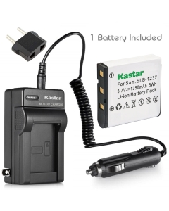 Kastar SLB1237 Battery (1-Pack) for Samsung SLB-1237 Epson EU-94 Sigma BP-31 Battery and Digimax L55 L55W L85, Epson L500V, Sigma DP1 DP2 DP1s DP2s DP1x DP2x Cameras