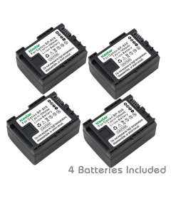 Kastar BP808 Battery (4-Pack) for Canon BP-807, BP-808, BP-809 and Canon HFM400 HF100 M300 S100 S200 FS36 FS37 HF200 HFS11 HF100 HF20 HG21 FS406 Cameras