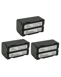 Kastar 3-Pack VW-VBD2 Battery Replacement for Hitachi VM-H Series VM-H70E, VM-H575LA, VM-H635A, VM-H640A, VM-H650, VM-H650A, VM-H655LA, VM-H665LA, VM-H675LA, VM-H755, VM-H755LA, VM-H765LA, VM-H768LE