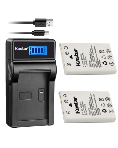 Kastar Battery (X2) & LCD USB Charger for Nik EN-EL5, ENEL5, MH-61 and Nik Coolpix 3700, 4200, 5200, 5900, 7900, P3, P4, P80, P90, P100, P500, P510, P520, P530, P5000, P5100, P6000, S10 Cameras