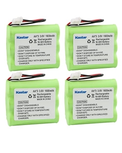 Kastar 4-Pack Battery 3.6V 1600mAh Replacement for Panasonic KX-TD7894 KX-TD7895, KXTD7894 KXTD7895, Rayovac RAY42, DS-900 JB-900 ME-900 PMG-3455, DANTONA BATT-4165 PSPT3H4AAU41
