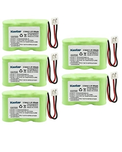 Kastar 5-Pack 3.6V 800mAh Ni-MH Battery Replacement for BELL EQUIPMETN (SONECOR) MAESTRO 4525, MAESTRO 4600, MAESTRO 4625, BELL SOUTH 629, HAC891, TL6155, CASIO PHONE MATE 1350, 2150, 2250, 2350, 2780
