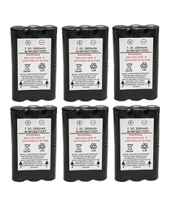 Kastar 6-Pack HNN9018A Battery Replacement for Motorola HNN9018, HNN9018A, HNN9018AR, HNN9018B, HNN9018BR Battery, Motorola CP50, Radius SP50 (Standard Model) Radio