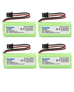 Kastar 4-Pack Battery Replacement for Uniden D1785-8 D1785-9 D1785-10 D1785-11 D1785-12 D1785-2T D1785-3T D1788 D1788-2 D1788-3 D1788-4 D1788-5 D1788-6 D1788-7 D1788-8 D1788-9 D1788-10 D1788-11