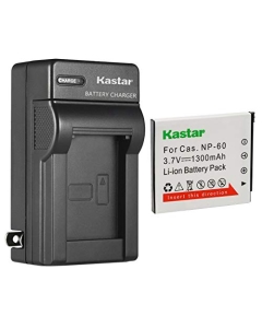 Kastar 1-Pack Battery and AC Wall Charger Replacement for Casio Exilim EX-Z90, Exilim EX-Z90BK, Exilim EX-Z90PK, Exilim Zoom EX-S10, Exilim Zoom EX-S10BE, Exilim Zoom EX-S10BK, Exilim Zoom EX-S10RD