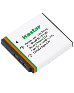 Kastar Battery for Kodak KLIC-7001, K7001and Kodak EasyShare M320, M340, M341, M753 Zoom, M763, M853 Zoom, M863, M893 is, M1063, M1073 is, V550, V570, V610, V705, V750