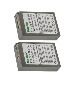 Kastar 2-Pack Battery Replacement for Olympus BLS-50, PS-BLS50, BLS-5, PS-BLS5 Battery, Olympus E-PL2, E-PL3, E-PL5, E-PL6, E-PL7, E-PL8, E-PL10, E-PM1, E-PM2, Stylus 1, Stylus 1s Cameras