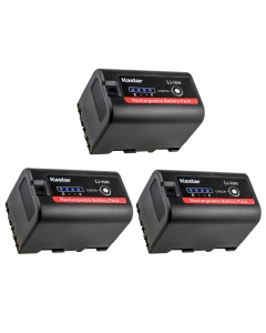 Kastar 3-Pack BP-U30 Battery 14.4V 2900mAh Replacement for Sony XDCAM EX, HD422, PHU-60K, ILME-FX6, PXW-FS5, PXW-FS5K, PXW-FS5M2, PXW-FS7, PXW-FS7K, PXW-FS7M2, PXW-FS7M2K, PXW-FX6, PXW-FX9K Camera