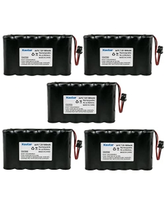 Kastar 5-Pack Battery Replacement for Panasonic P-P507 P-P507A P-P507A/BA1 Type 18 PQP50AA61 Battery, Panasonic 4-Line Cordless Handset with Hearing Aid Compatibility (HAC) for The KX-TG4000B System