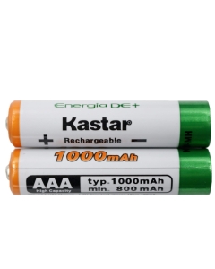 Kastar 2 Pcs Battery Replacement for HR03,Out Door Solar Light, Solar Spinner, Solar Power Unites, Garden Landscaping Solar Light, Garden Decorations, Path Light, Remotes, Mice, Walkie Talkies