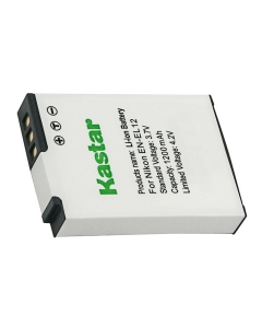 Kastar 1ack EN-EL12 Battery Replacement Cement for Nikon Coolpix S800c, Coolpix S1000pj, Coolpix S1100pj, Coolpix S1200pj, Coolpix S6000, Coolpix S6100, Coolpix S6150, Coolpix S6200 Camera