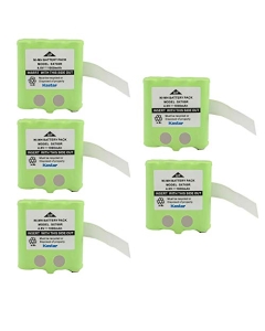 Kastar 5-Pack Battery Replacement for Midland BATT8R, Motorola BNH370 KEBT072 KEBT 072 KEBT072A KEBT-072-A KEBT-072-B M370H1A TalkAbout FV700R TalkAbout SX700 SX700R TalkAbout SX700R TalkAbout SX710