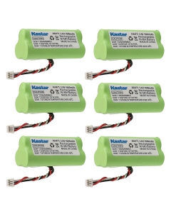 Kastar 6-Pack AAA 3.6V 1000mAh Ni-MH Rechargeable Battery Replacement for Zebra/Motorola Symbol 82-67705-01 Symbol LS-4278 LS4278-M BTRY-LS42RAAOE-01 DS-6878 Cordless Bluetooth Laser Barcode Scanner