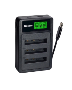 Kastar LZD3 USB Triple Charger Compatible with Fujifilm NP-50 Pentax D-LI68 D-LI122 SiOnyx SX-50, FinePix F50FD F60FD F70EXR F100FD F200EXR F300EXR X10 X20 XP100 XP200 Cameras