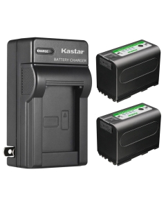 Kastar 2-Pack BP-950GEXP Type-C Battery 7.4V 7000mAh and AC Wall Charger Compatible with Canon G30Hi G35Hi G45Hi G1000 G1500 G2000 GL1 GL-1 DM-GL1 GL2 GL-2 DM-GL2 MV1 MV10 MV10i MV20 MV20i Camera