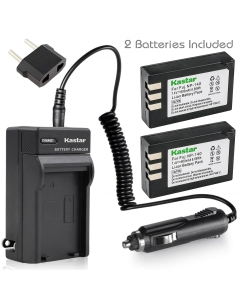 Kastar Battery (X2) & AC Travel Charger for Fujifilm NP-140 Fuji NP-140 NP140 FNP140 and Fujifilm FinePix S100FS, Fujifilm FinePix S200EXR, Fujifilm FinePix S205XR Cameras