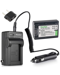 Kastar Battery 1 Pack + Charger for Sony NP-FV30 NP-FV40 NP-FV50 & Sony Handycam HDR-CX380 430V 900 580V 760V HDR-PJ540 650V HDR-PV710V 790V 810 HDR-TD30V FDR-AX100 DCR-SR DCR-SX HDR-CX HDR-XR Series
