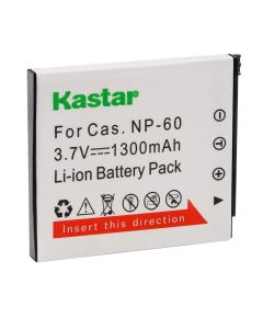 Kastar 1-Pack Battery CNP-60 Replacement for Casio Exilim Zoom EX-Z80BK, Exilim Zoom EX-Z80GN, Exilim Zoom EX-Z80PK, Exilim Zoom EX-Z80SR, Exilim Zoom EX-Z80VP Camera